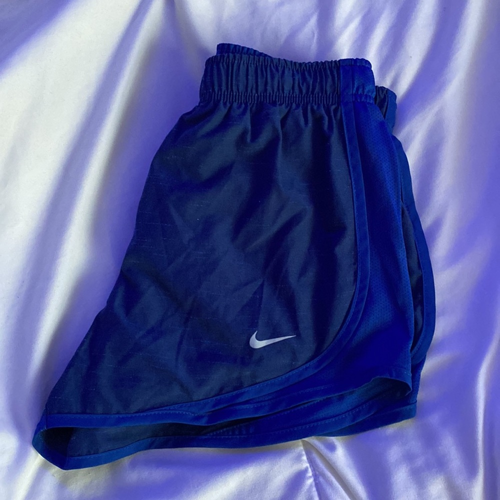 NIKE dri-fit blue shorts